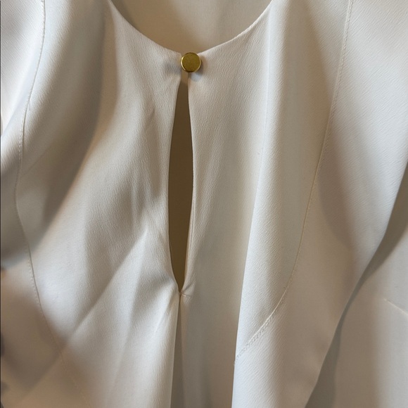 H&M Cream Ruffle Front Blouse - Picture 5 of 7